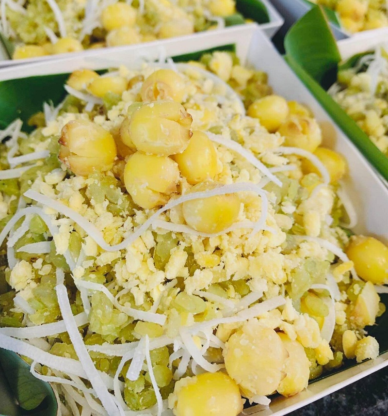 xôi cốm hạt sen Hà Nội
